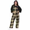 New Orleans Saints NFL Womens Plaid Bib Overalls