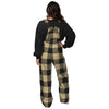 New Orleans Saints NFL Womens Plaid Bib Overalls