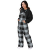 Las Vegas Raiders NFL Womens Plaid Bib Overalls