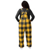 Pittsburgh Steelers NFL Womens Plaid Bib Overalls