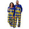 Los Angeles Rams NFL Womens Plaid Bib Overalls