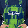 Seattle Seahawks NFL Womens Plaid Bib Overalls