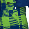 Seattle Seahawks NFL Womens Plaid Bib Overalls