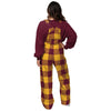 Washington Commanders NFL Womens Plaid Bib Overalls