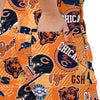 Chicago Bears NFL Womens Historic Print Bib Overalls