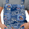 Dallas Cowboys NFL Womens Historic Print Bib Overalls