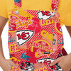 Kansas City Chiefs NFL Womens Historic Print Bib Overalls