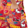 Kansas City Chiefs NFL Womens Historic Print Bib Overalls