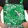 Philadelphia Eagles NFL Womens Historic Print Bib Overalls