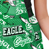 Philadelphia Eagles NFL Womens Historic Print Bib Overalls