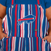 Buffalo Bills NFL Womens Hyper Stripe Bib Overalls