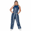 Dallas Cowboys NFL Womens Hyper Stripe Bib Overalls