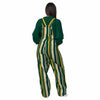 Green Bay Packers NFL Womens Hyper Stripe Bib Overalls