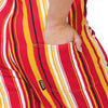 Kansas City Chiefs NFL Womens Hyper Stripe Bib Overalls