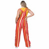 Kansas City Chiefs NFL Womens Hyper Stripe Bib Overalls