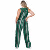 New York Jets NFL Womens Hyper Stripe Bib Overalls