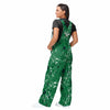 Philadelphia Eagles NFL Womens Kelly Green Paint Splatter Bib Overalls