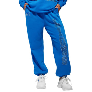 Detroit Lions NFL Womens Big Wordmark Rhinestone Sweatpants (PREORDER - SHIPS MID NOVEMBER)