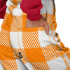 Tampa Bay Buccaneers NFL Womens Creamsicle Plaid Thematic Bib Overalls