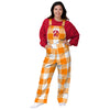 Tampa Bay Buccaneers NFL Womens Creamsicle Plaid Thematic Bib Overalls