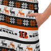 Cincinnati Bengals NFL Womens Ugly Home Gating Bib Overalls