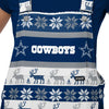 Dallas Cowboys NFL Womens Ugly Home Gating Bib Overalls