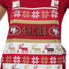 San Francisco 49ers NFL Womens Ugly Home Gating Bib Overalls