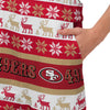 San Francisco 49ers NFL Womens Ugly Home Gating Bib Overalls