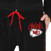 Kansas City Chiefs NFL Womens Black Velour Pants