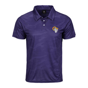 Los Angeles Rams NFL Mens Color Camo Polyester Polo