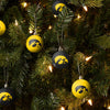 Iowa Hawkeyes NCAA 12 Pack Ball Ornament Set