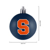 Syracuse Orange NCAA 12 Pack Ball Ornament Set