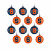 Syracuse Orange NCAA 12 Pack Ball Ornament Set