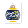 Michigan Wolverines NCAA 2023 Football National Champions Glass Ball Ornament