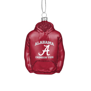 Alabama Crimson Tide NCAA Glitter Hoodie Ornament