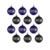 Baltimore Ravens NFL 12 Pack Ball Ornament Set