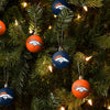 Denver Broncos NFL 12 Pack Ball Ornament Set