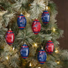 Buffalo Bills NFL 12 Pack Football Ornament Set