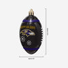 Baltimore Ravens NFL 12 Pack Football Ornament Set