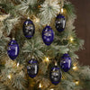 Baltimore Ravens NFL 12 Pack Football Ornament Set