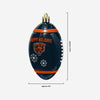 Chicago Bears NFL 12 Pack Football Ornament Set