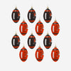 Cleveland Browns NFL 12 Pack Football Ornament Set