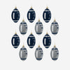 Dallas Cowboys NFL 12 Pack Football Ornament Set