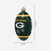 Green Bay Packers NFL 12 Pack Football Ornament Set