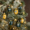 Green Bay Packers NFL 12 Pack Football Ornament Set