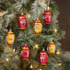 Kansas City Chiefs NFL 12 Pack Football Ornament Set