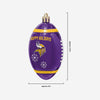 Minnesota Vikings NFL 12 Pack Football Ornament Set