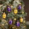 Minnesota Vikings NFL 12 Pack Football Ornament Set