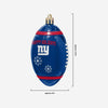 New York Giants NFL 12 Pack Football Ornament Set