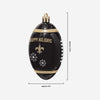 New Orleans Saints NFL 12 Pack Football Ornament Set